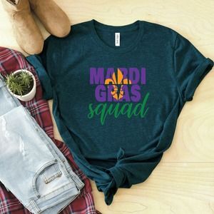 Mardi Gras Squad Shirt, Mardi Gras Gift, Mardi Gras Carnival Party Shirt